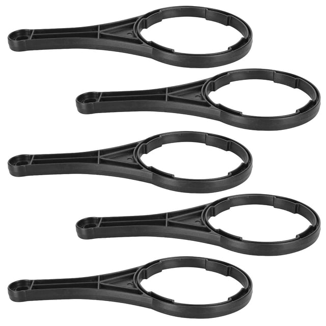 KAKOWELY 5Ud Llave Plástica Para De Purificador De Resistente Y Reutilizable Color Negro
