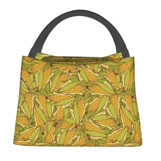 Balery Corn 6 Bolsa de Aislamiento Portátil – Bolsa de Almuerzo con Forro de Aluminio Mejorado, Funda Impermeable y Fácil de Limpiar para Picnic y Caja de Almuerzo