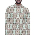 thumbnail image 4 of Atasi Printed Long Sleeve Kurta For Men Button Down Cotton Slub Ethnic Shirt, 4 of 5