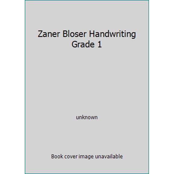 Pre-Owned Zaner Bloser Handwriting Grade 1 (Paperback) 073676836X 9780736768368