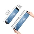 thumbnail image 4 of Pofeuu Snowflakes1 Print 30cm Socks, Adult Running Hiking Socks for Youth and Adult, 4 of 7