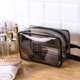 thumbnail image 4 of Neceser Maquillaje Cosmético Bolsa Transparente Portátil Impermeable Transparente Viaje Gran Almacenamiento Gris，M JAMW Sencillez, 4 of 5