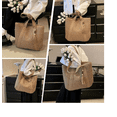 thumbnail image 2 of Bolso Tote Mujer Xtellar beige Playa Paja Caqui Estilo Verano Gran Capacidad, 2 of 3