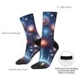thumbnail image 4 of Balery Fireworks1 Pattern Crew Socks Unisex– Soft & Breathable Socks for Men & Women, One-Size Fits Most (US 5-11), Comfortable & Durable for Daily Wear, 4 of 6