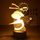 thumbnail image 2 of Luz de noche LED de Anime japonés Naruto, lámpara de noche 3D Uzumaki Kakashi, juguetes para niños, lámpara de mesa, regalo de Navidad y cumpleaños, 2 of 2