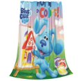 thumbnail image 2 of Manta de franela para cama y sofá, diseño de Blues Clues 6, 40 x 30 pulgadas, 2 of 4