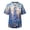 Royal Blue, variant on Scrubs for Men Chest Pocket V-Neck Short Sleeve Printed Shirts Work Wear Uniform Daily Wear Tops
