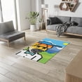 thumbnail image 1 of Dog Travel Adventure Animal Dobby Rug, 1 of 5
