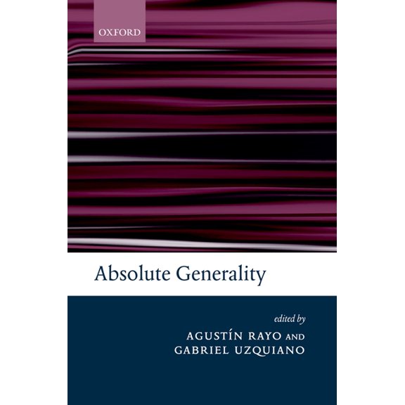 Absolute Generality, (Paperback)
