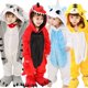 thumbnail image 2 of Monos con capucha de una pieza para niños, pijamas de invierno cálidos de lana, pijamas para niños, ropa de dormir para niños, Cosplay de Navidad y Halloween, 2 of 4