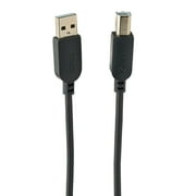 onn 10ft USB Printer Cable, USB to USB-B, Gray, 1 Piece per Pack