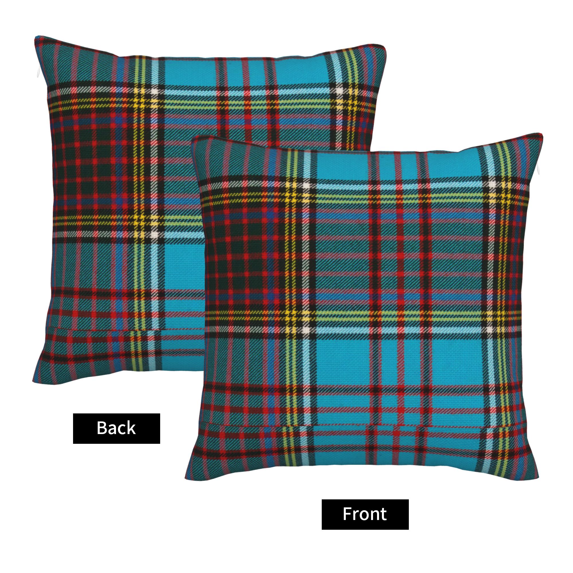 Bedroom Outdoor Decorations Thomson Thompson Mactavish Tartan Pillow Sofa  Cushion (Pillow Insert ) 