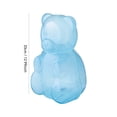 thumbnail image 3 of Clear Giant Gum-my Container - Candy Gift-Ready Plastic Jar, Bear Shaped Container Great for Wedding Favors, DIY Crafts, and Countertop Display 13", Blue, 3 of 6
