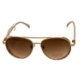 thumbnail image 2 of Isaac Mizrahi Metal Women's Rose Gold Aviator Sunglasses, 2 of 5