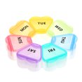 thumbnail image 1 of Yeacher Capsules Storage Box with Eye-catching Printing Date Marks Flower Shape 7 Days Daily Organizer Handy Portable, 1 of 7