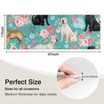 thumbnail image 5 of Labrador Dogs with Pioneer Flower Kitchen Rug Mat,Kitchen Runner Rugs Non Skid Washable,Decorative Kitchen Floor Mats for Kitchen,Sink,Laundry,17"X47", 5 of 5