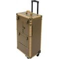 thumbnail image 5 of Rolling Lockable Makeup Train Case with 4 Wheels, Professional Hairdressing Trolley Organizer for Beauty Salons, 5 of 7