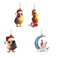 thumbnail image 6 of Nilvkv Cute Chicken Coop Farm Acrylic 2D Flat Christmas Tree Decoration Hanging Decoration Christmas Decoration Gift Pendant, Christmas Decorations, 6 of 6