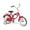 Red, variant on Morgan Cycle 41115 14 in. Cruiser Bicycle with Training Wheels in Blue