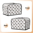 thumbnail image 3 of Haiem Dachshund Dog Puppy Print Toaster Covers 2 Slice Wide Slot,Bread Dust Cover & Fingerprint Protection,Bread Machine Cover,Appliance Covers, 3 of 7