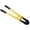 Yellow + Steel#07, variant on 18-Inch Bolt Cutter for Fence, Steel Wire, Chain, Screws, Rivets & Padlocks, Ergonomic Soft Rubber Grip Handle, Yellow Steel Construction