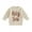 Sweater Big Sis Beige, variant on Toddler Baby Girl Chunky Sweater Romper Onesie Knit Big/Lil Sis Embroidered Sweatshirt Sister Matching Outfit