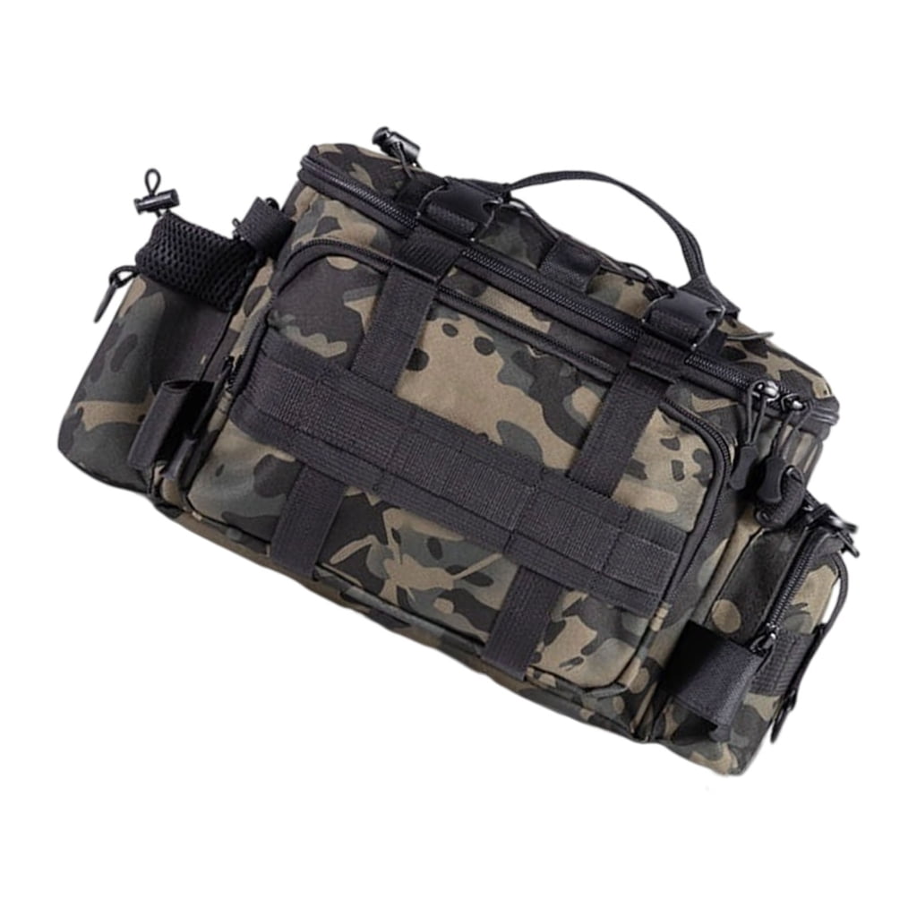 YongCo Portable Outdoor Fishing Tackle Bag Multiple Pocket Fishing Gear Carrying Bag