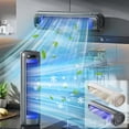 thumbnail image 1 of Xihbxyly Ventilador de Torre, Potente Viento y Funcionamiento Silencioso, Batería de Larga Duración, Alimentación Por Usb, Diseño Compacto, para Escritorio de Oficina y Pared, para Uso En Cocina y Do, 1 of 7