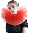 thumbnail image 3 of Gothic Mesh Detachable Clown Choker False Collar for Women Accessory, 3 of 12