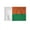2x3 ft Nylon Flag, variant on AGAS Madagascar Nautical Flag 12x18 inch Mini Madagascan National Flag Outdoor 200D Nylon Double Stitched Hem Rust Proof Brass Grommets Canvas Header Madagascan National Boat Flag