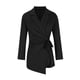 thumbnail image 4 of Puntoco Mujer Moda Casual Color Sólido Manga Larga Corbata Solapa Chaqueta Top Blusa Puntoco Puntoco-7817, 4 of 6