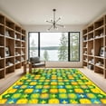 thumbnail image 2 of ODIKA 6'x9' Machine Washable Non-Slip Area Rug, Geometric Yellow High Traffic Rug, Yellow, 1078564, 2 of 7