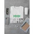 thumbnail image 3 of Enzyme Love Graphic Biology Quote  Men White T-Shirt, Male Small, 3 of 4