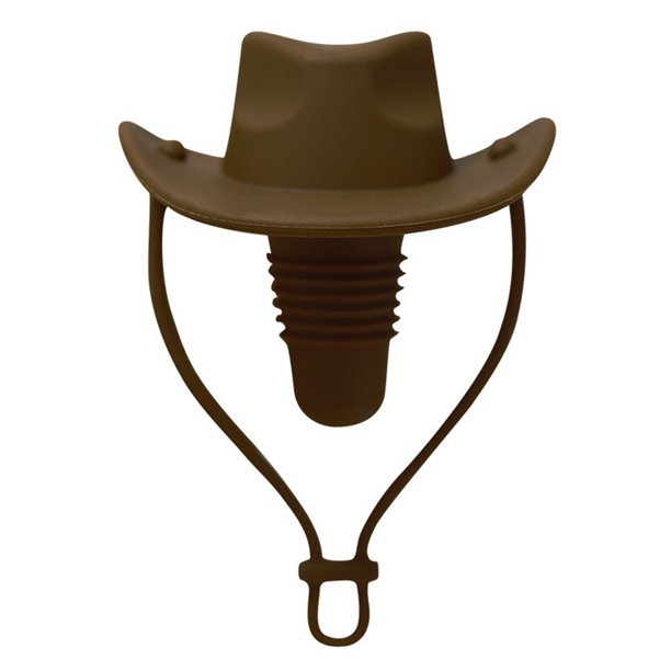 Divertido sombrero de vaquero tapa sellos botella silicona tapones de vino utensilios de cocina