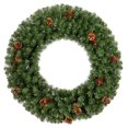 thumbnail image 3 of Home Heritage 27" Artificial Christmas Wreath Prelit LED Lights and Timer, 3 of 5