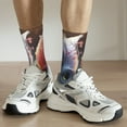 thumbnail image 6 of Logiee Cute Red And White Elf Print Adult Socks for Men & Women,Calf Socks, Ankle Socks,Boots Socks,Breathable Casual Sock,Unisex Crew Socks, 6 of 6