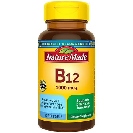 Nature Made Vitamin B-12 1,000 mcg 90 Sgels