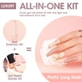 thumbnail image 5 of Gellen Gel Nail Polish Kit, 8 Nudes Pink Grey Colors Gel Polish Set With 36W UV Light Nail Dryer, 504Pcs Coffin Fake Nails Tips Glue Gel Nail Prep Kit, Gel Top and Base Coat, Manicure Tools, 5 of 7