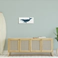 thumbnail image 2 of Stupell Industries Blue Whale Marine Animal Watercolor Painting over White, 48 x 20,Design by Jeannine Saylor, 2 of 5