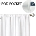 thumbnail image 5 of Rustic Yellow Floral Kitchen Curtains Farmhouse Flower Bathroom Curtains Window Treatment Drapes Tier Plant Country Quotes Cafe Small Bedroom Short French Door Curtains 2 Panels 27.5x39 Inch, 5 of 8
