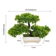 thumbnail image 6 of Artificial Bonsai Welcoming Pine Tree, Simulation Potted Plant DIY Decorative Bonsai, Desk Display Fake Tree Pot Ornaments for Home, Office, Shop, 6 of 8