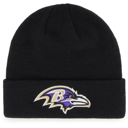 Baltimore Ravens Gloves - NFL Baltimore Ravens Mass Cuff Knit Cap - Fan Favorite