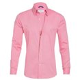 thumbnail image 4 of Camisa informal de algodón para hombre, Tops delgados, manga larga, cremallera, Color sólido, alta calidad, nueva, 4 of 5