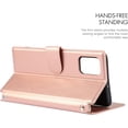 thumbnail image 2 of Wallet Case for Samsung Galaxy A51 4G with Card Holder Slots,Kickstand Phone Cover Premium Leather Magnetic Closure Slim Flip Shockproof Wrist Strap Case for Samsung Galaxy A51 4G 6.5",Rosegold, 2 of 14