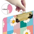 thumbnail image 6 of FORMRS Acrylic Clipboard with Low Profile Clip Standard A4 Letter Size, 12.5" x 9", Pink Checkered Daisy, 6 of 8