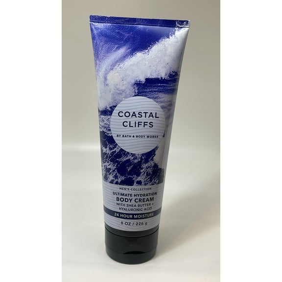 Bath & Body Works COASTAL CLIFFS Ultimate Hydration Body Cream 8oz.
