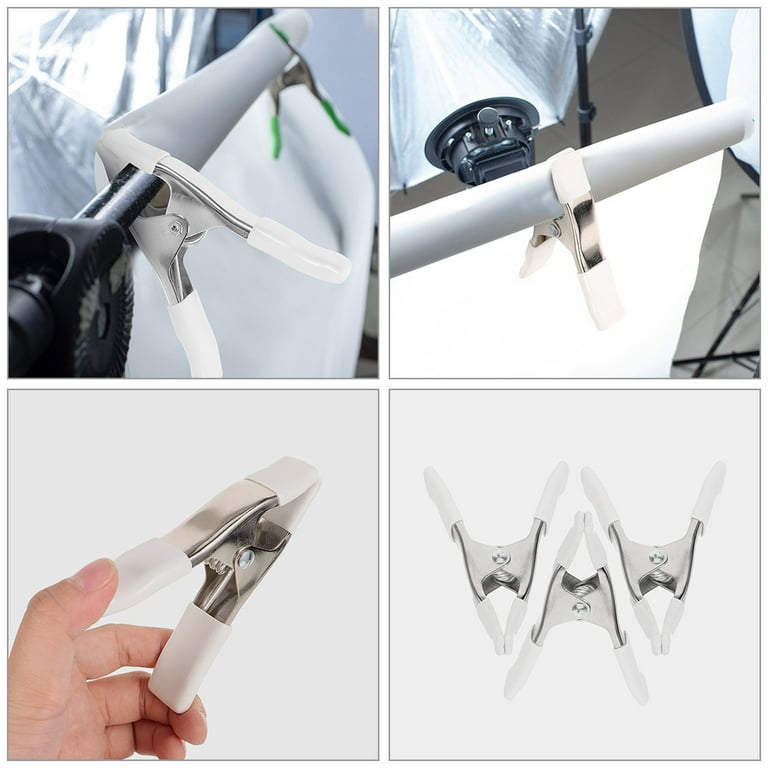 8 Pcs Spring Clip Dress Clips for Fitting Woodworking Clamps Photo Booth  Backdrop Clips Plastic Clips Small Clamps
