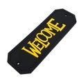 thumbnail image 4 of Placa decorativa de letrero de jardinería de con tornillos para una fácil instalación 16X5.5CM - BIENVENIDO_2 kusrkot Tablero de las placas de la puerta decorativa, 4 of 8