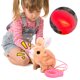 thumbnail image 3 of Juguete Electrónica Interactiva Peluche Coneño Conejo Caminata Orejas Contracción para La Nariz Navidad Pascua Regalo Cumpleaños, 3 of 9