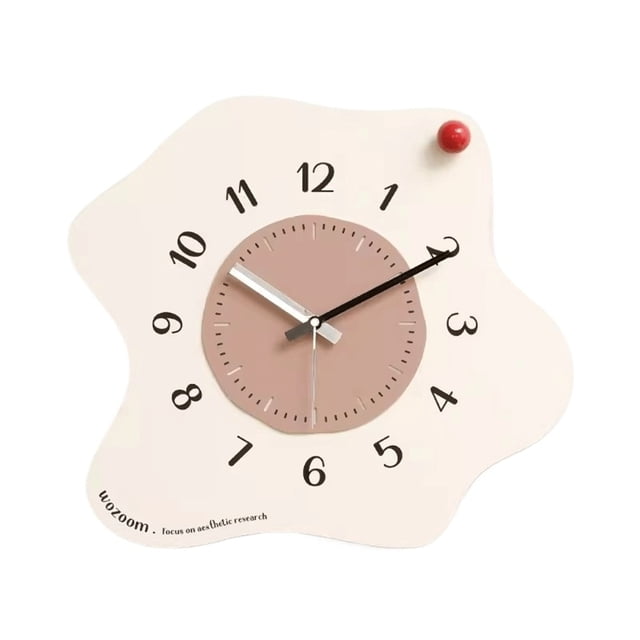 Home Wall Clock Irregular Decorative Wall Clock, Suitable for Living Room, Study, Office